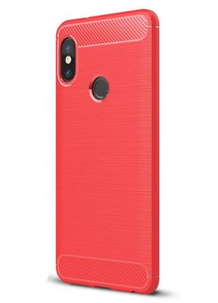 Протиударний бампер primo carbon fiber series для xiaomi redmi s2 - red