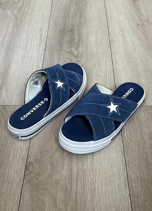 Шльопанці тапки converse