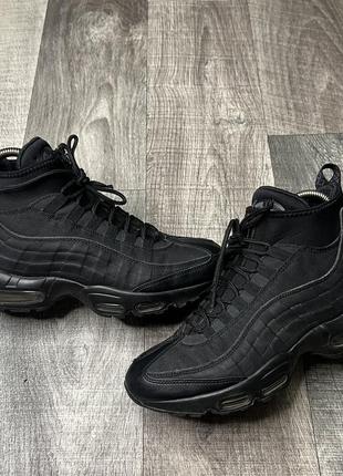 Кроссовки мужские nike air max 95 sneakerboot triple black