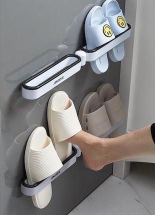 Універсальна поличка для взуття shoe holder полиця у ванну для рушника tktk