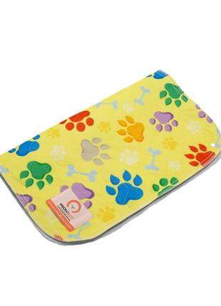 Misoko&co багаторазова пелюшка для собак 70x80 см (лапки)