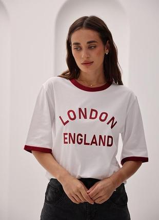Акция футболка з принтом london england