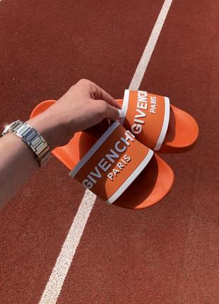 Женские шлепанцы slides orange скидка sale <unk> smb