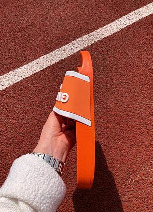 Женские шлепанцы slides orange скидка sale <unk> smb2 фото