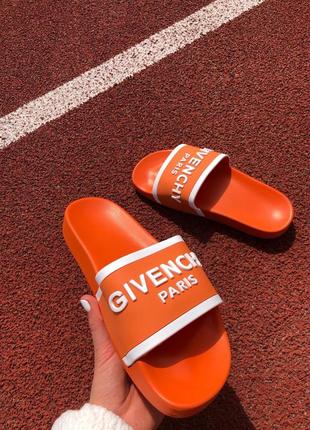 Женские шлепанцы slides orange скидка sale <unk> smb5 фото