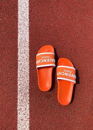 Женские шлепанцы slides orange скидка sale <unk> smb9 фото