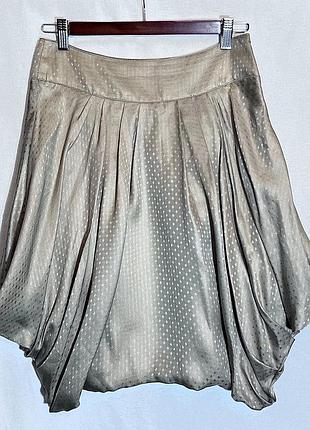 Germano zama, шовкова спідниця-балон, made in italy.