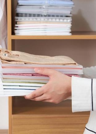 Органайзер для хранения одежды fold pot органайзер футболок и рубашек tktk
