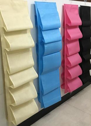 Подвесной органайзер  для хранения  обуви и сумок подвесной карманный органайзер tktk