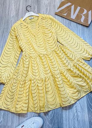 Платье прошва в виде zara