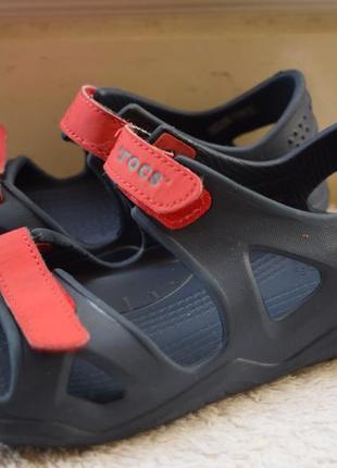 Шлепанцы шлепки сланцы сандали сандалии босоножки crocs кроксы j 2 р. 33/34 21 см