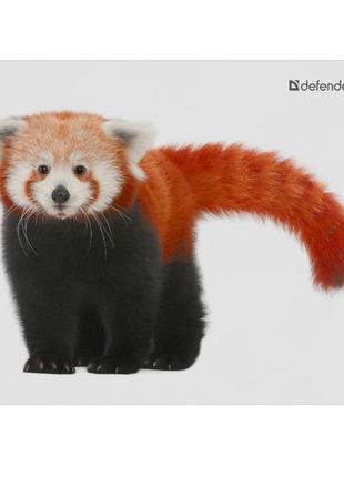 Коврик для мышки defender 50803 wild animals 22x18 см красная панда