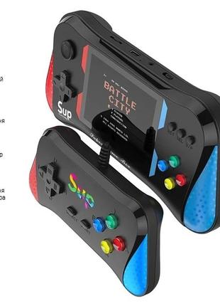 Игровая приставка sup x7m 500 в 1 с джойстиком 1200 мач, игровая приставка портативная +500 sup tktk