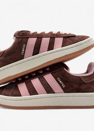 Женские кеды кроссовки adidas campus 00s dust cargo clear pink
