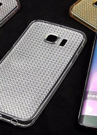 Чохол накладка на бампер primo lustre для телефону samsung s6 edge (sm-g920 / g9200 / g9208) - grey