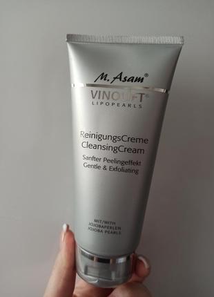Очищуючий крем для сухої шкіри від 50 років m.asam vinolift