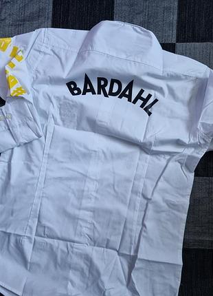Bardahl новая белая брендированная мужская рубашка мерч бардаль bardahl l