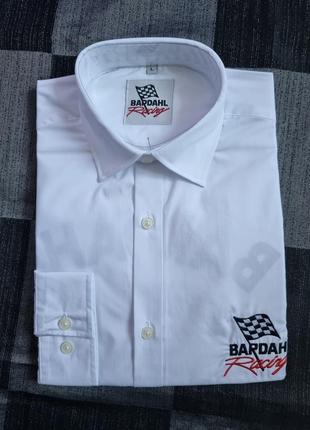Bardahl новая белая брендированная мужская рубашка мерч бардаль bardahl l