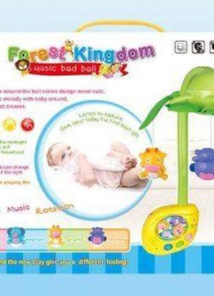 Уценка. заводная карусель на кроватку "цветочек" - цветок не крутится