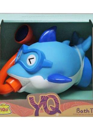 Уценка. игрушка для ванны "акула-аквалангист" - размазана краска