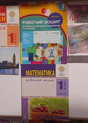 Робочі зошити нуш 1 клас