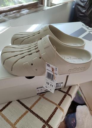 Нові клоги шльопанці adidas adilette clog if8653 оригінал з сша! 42 43 44 45 46 розміри