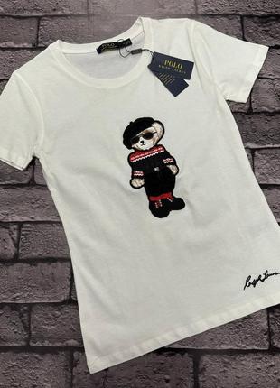 Женская брендовая футболка polo ralph lauren