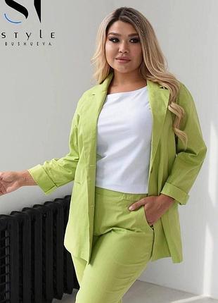 Костюм из льна