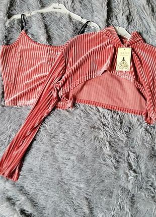 Велюровый костюм тройка рубчик вельвет3 фото