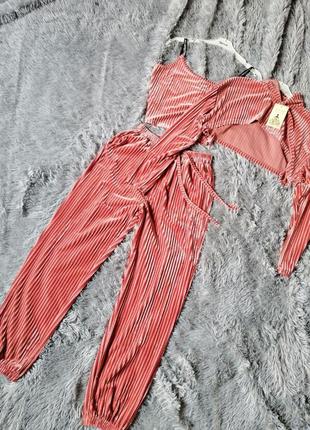 Велюровый костюм тройка рубчик вельвет10 фото