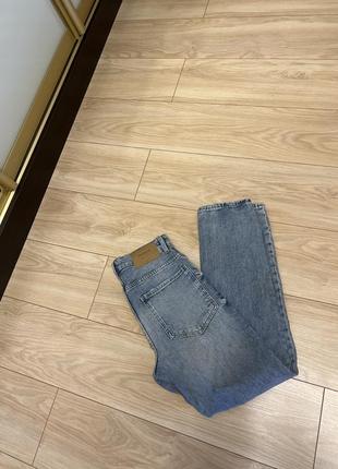 Джинсы 👖 женские прямые стильные плотный джинс не стрейч классные практичные удобные4 фото