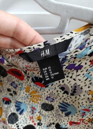 Красивая блуза с пуговицами на спинке от h&amp;m, размер s/m6 фото