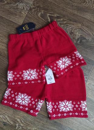 Вязаные шорты для девочки бренд ovs от 3-8 лет