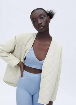 Стьобана куртка жакет zara