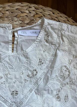 Белая блуза zara
