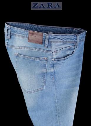 Голубые джинсы zara_man denimwear usa-36 eur-46 190/92а ±15у€в