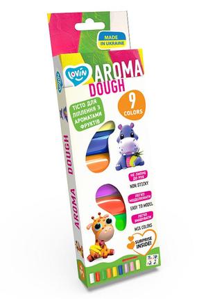 Набір для ліплення з тістом 9 кольорів aroma tm lovin(41181)