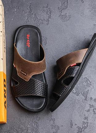 Мужские летние шлепанцы сланцы высокого качества весна лето босоножки сандалии