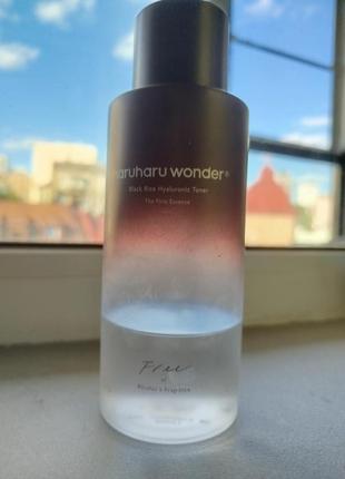 Тонер для обличчя haruharu wonder black rice hyaluronic toner