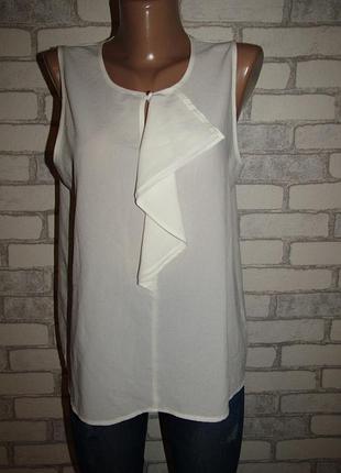 Красивая молочная блуза л-12