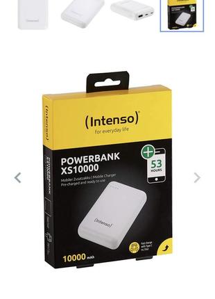 Зовнішній акумулятор 10000 ма·год power bank портативний зарядний повербанк