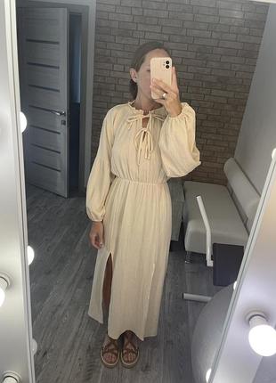 Платье макси невесомое