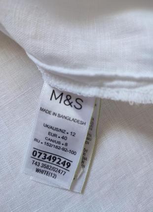 Блуза marks&spencer льон6 фото