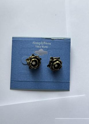 Серьги simply vera wang новые пожалуйста посмотрите фотографе