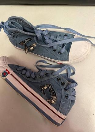 Кеди джинсові