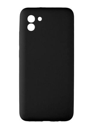 Чехол с рамкой камеры otterbox full case samsung a03 4g black