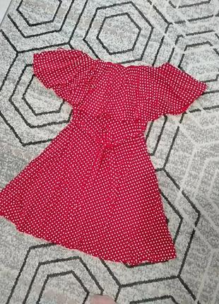 Легка сукня в горошок 3