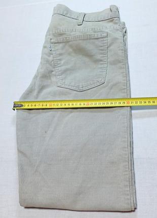 Талия 92 см vintage levi's 519 519-1522 вельветовые песчаные