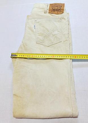 Талія 82 см vintage levi's 632 632-5723 w33 l34 france вельветові піщані