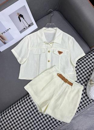 Костюм prada из льна